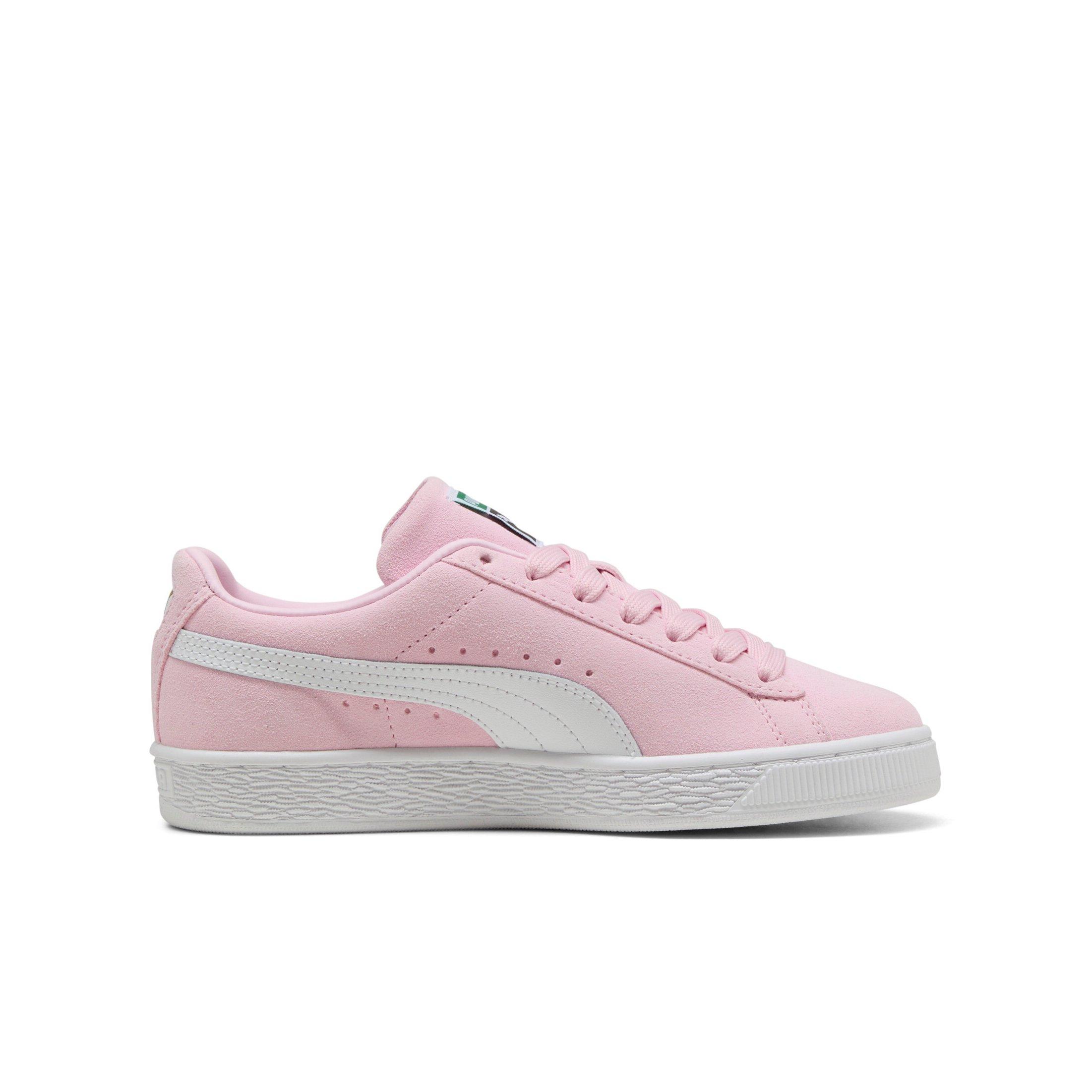 PUMA Suede Classic "Pink Lady/PUMA White" Grade School Girls' Shoe - PINK/WHITE